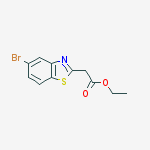 Structure of ETHYL 2-(5-BROMOBENZO[D]THIAZOL-2-YL)ACETATE