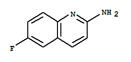 Structure of 6-FLUOROQUINOLIN-2-AMINE