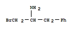 Chemical structure of Benzeneethanamine, a-(bromomethyl)-