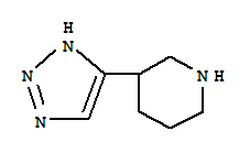 Structure of Piperidine,3-(1H-1,2,3-triazol-5-yl)-