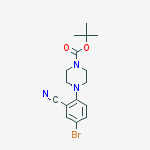 Structure of 1-BOC-4-(4-BROMO-2-CYANOPHENYL)PIPERAZINE
