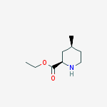 Ethyl (2R,4S)-4-Methylpipecolate结构式