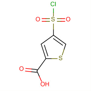 Structure of 2-Thiophenecarboxylic acid, 4-(chlorosulfonyl)-