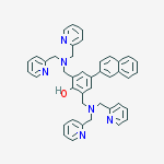 Phenol, 2,6-bis[[bis(2-pyridinylmethyl)amino]methyl]-4-(2-naphthalenyl)-结构式