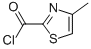 Structure of 2-Thiazolecarbonylchloride, 4-methyl-