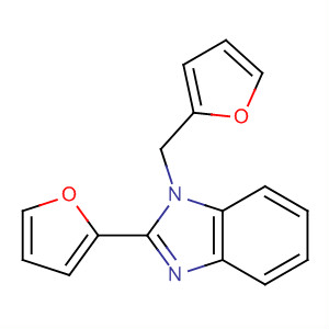 1H-Benzimidazole, 2-(2-furanyl)-1-(2-furanylmethyl)-结构式