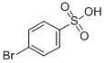 Structure of 4-BROMOBENZENESULPHONIC ACID