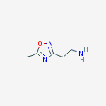 2-(5-METHYL-1,2,4-OXADIAZOL-3-YL)ETHANAMINE, 95%结构式