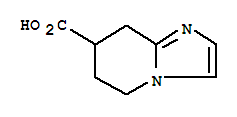 Structure of Imidazo[1,2-a]pyridine-7-carboxylicacid, 5,6,7,8-tetrahydro-