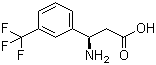 Structure of (R)-3-AMINO-3-(3-TRIFLUOROMETHYL-PHENYL)-PROPIONIC ACID