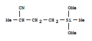 Structure of 3-CYANOBUTYLMETHYLDIMETHOXYSILANE