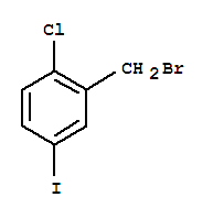 Structure of 2-(BROMOMETHYL)-1-CHLORO-4-IODOBENZENE