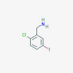 Structure of 1-(2-chloro-5-iodophenyl)methanamine