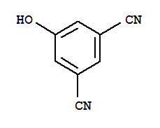 Structure of 1,3-Benzenedicarbonitrile,5-hydroxy-