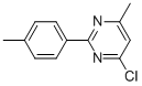 Structure of 4-CHLORO-2-(4-METHYLPHENYL)-6-METHYLPYRIMIDINE