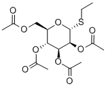 Structure of Ethyl 2,3,4,6-Tetra-O-acetyl-a-D-thiomannopyranoside_x00B_(contains up to 20% beta isomer)