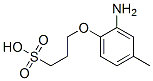 3-(2-amino-4-methylphenoxy)propanesulphonic acid结构式