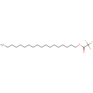 Structure of Acetic acid, trifluoro-, octadecyl ester