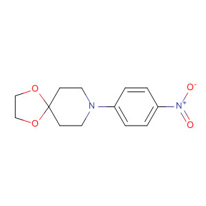 8-(4 - 硝基苯基)-1,4 - 二氧杂 - 8 - 氮杂螺 [4.5] 癸烷结构式
