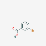 Structure of 3-bromo-5-tert-butylbenzoic acid