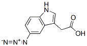 5-azido-1H-indole-3-acetic acid结构式