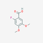 Structure of 2-Fluoro-4,5-dimethoxybenzoic acid