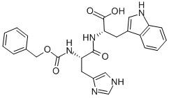 Structure of Z-L-HISTIDYL-L-TRYPTOPHAN