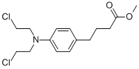 Structure of METHYL 4-(4-(BIS(2-CHLOROETHYL)AMINO)PHENYL)BUTYRATE