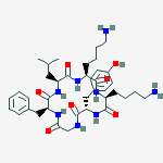 Structure of cyclic leucine enkephalin