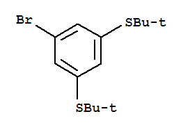 1-溴-3,5-二叔丁基硫苯结构式