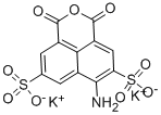 Chemical structure of 4-AMINO-3 6-DISULFO-1 8-NAPHTHALIC