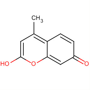 Structure of 7H-1-Benzopyran-7-one, 2-hydroxy-4-methyl-