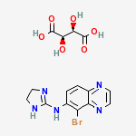 Structure of brimonidine tartrate