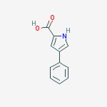 4-phenyl-1h-pyrrole-2-carboxylic Acid结构式
