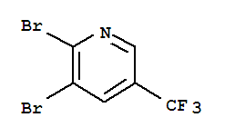 Structure of 2,3-DIBROMO-5-(TRIFLUOROMETHYL)PYRIDINE
