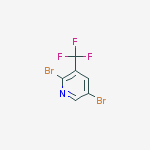 Structure of 2,5-Dibromo-3-(trifluoromethyl)pyridine