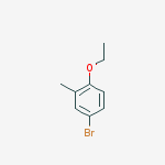 Structure of Benzene, 4-bromo-1-ethoxy-2-methyl-