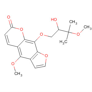 Structure of 7H-Furo[3,2-g][1]benzopyran-7-one,9-(2-hydroxy-3-methoxy-3-methylbutoxy)-4-methoxy-