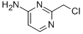 Structure of 4-Pyrimidinamine, 2-(chloromethyl)-