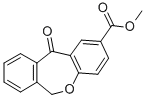 Structure of 11-OXO-6,11-DIHYDRO-DIBENZOB,EOXEPINE-2-CARBOXYLIC ACID METHYL ESTER