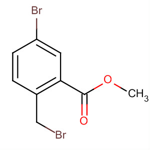 Structure of 5-BROMO-2-BROMOMETHYL-BENZOIC ACID METHYL ESTER