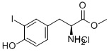 Structure of 3-IODO-L-TYROSINE METHYL ESTER HYDROCHLORIDE