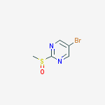 Chemical structure of 5-Bromo-2-(methylsulfinyl)pyrimidine