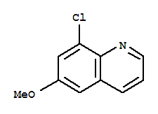 Structure of 8-Chloro-6-methoxyquinoline