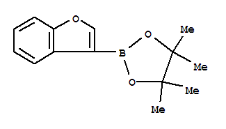 Structure of 3-(4,4,5,5-tetramethyl-1,3,2-dioxaborolan-2-yl)benzo[b]furan