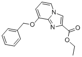 8-BENZYLOXY-IMIDAZO[1,2-A]PYRIDINE-2-CARBOXYLIC ACID ETHYL ESTER结构式