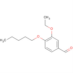 Chemical structure of Benzaldehyde, 3-ethoxy-4-(pentyloxy)-