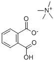 Structure of TETRAMETHYLAMMONIUM HYDROGEN PHTHALATE