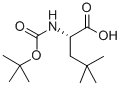N-(叔丁氧羰基)-L-新戊基甘氨酸结构式