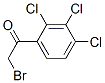 2-bromo-1-(2,3,4-trichlorophenyl)ethan-1-one结构式